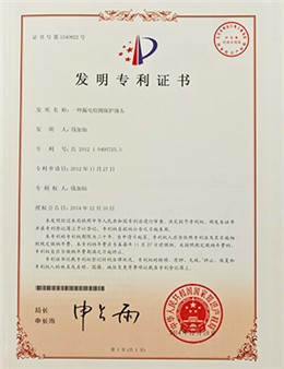 一种漏电检查保护插头专利证书